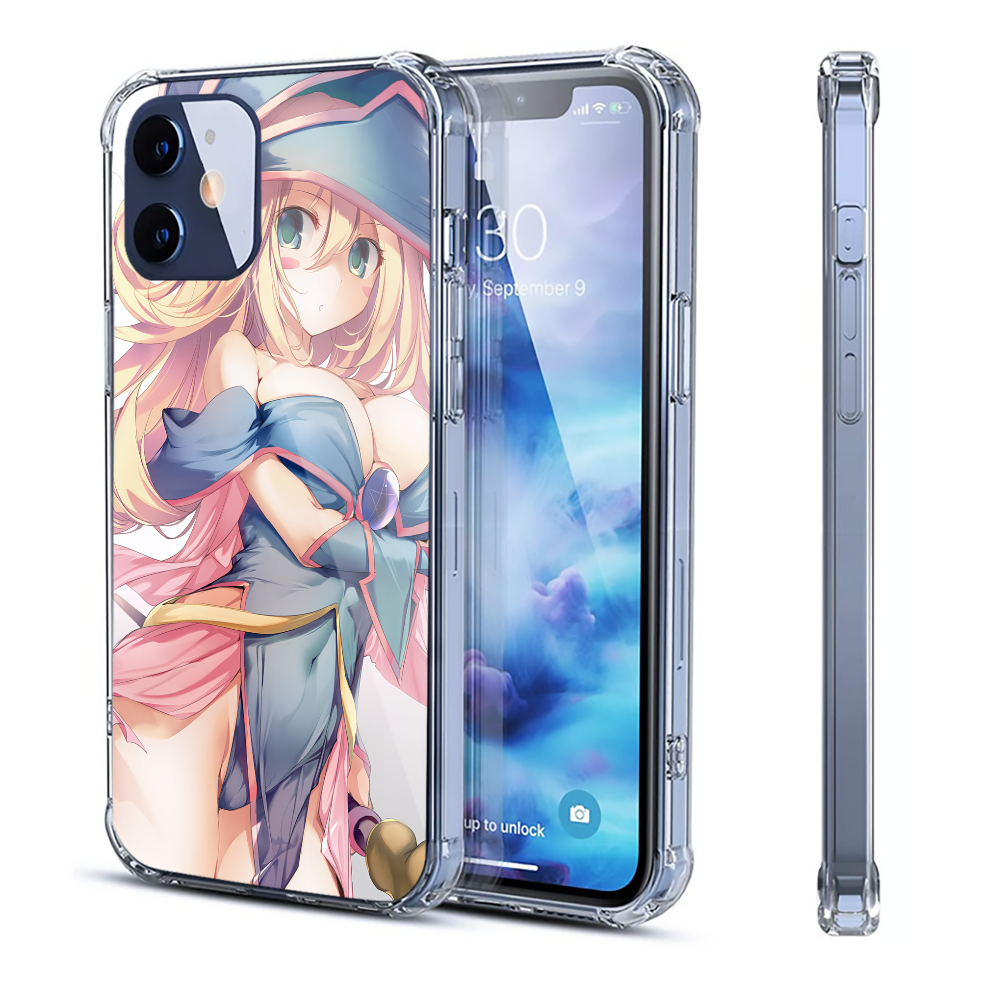（画像用） 遊☆戯☆王 Yu-Gi-Oh! 【iPhone 12シリーズ対応】透明スマホケース（クリアソフトケース）
